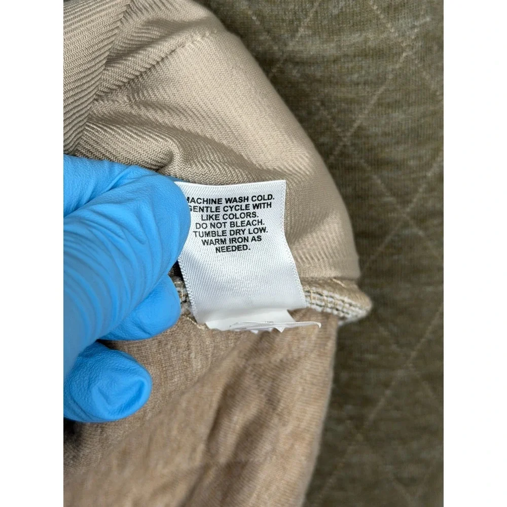 Magellan Outdoors Campfire Quilted Henley Pullover Olive Night Mens S - Picture 12 of 16